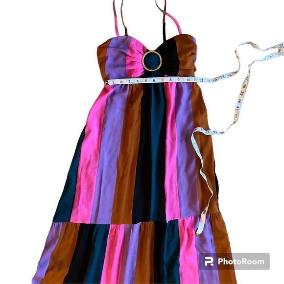 Show Me Your MuMu Juniper Color-Blocked Maxi Dress Size XS - Picture 7 of 10